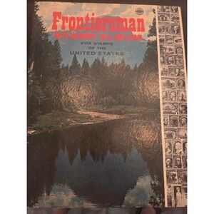 Vintage Frontiersman Stamp‎ Album for United States Stamps Whitman Publishing